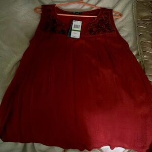 Burnt orange women’s top